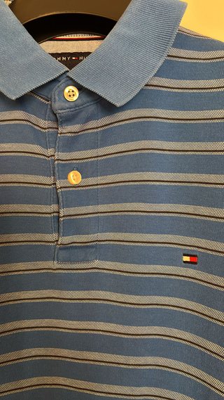 Polo Tommy Hilfiger Rayas Azul Talla S
