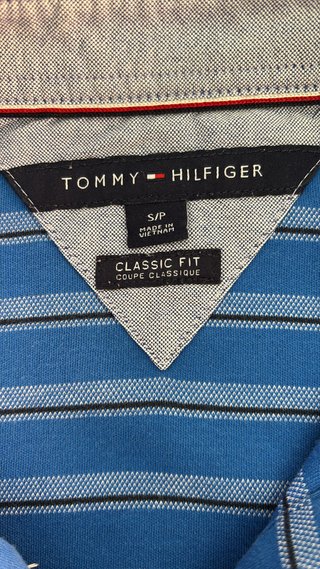 Polo Tommy Hilfiger Rayas Azul Talla S