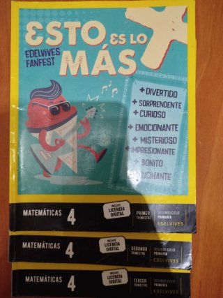 Matemáticas 4, Segundo Ciclo Primaria, Edelvives