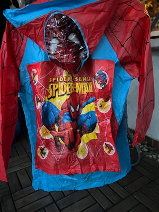Impermeable Infantil Spiderman
