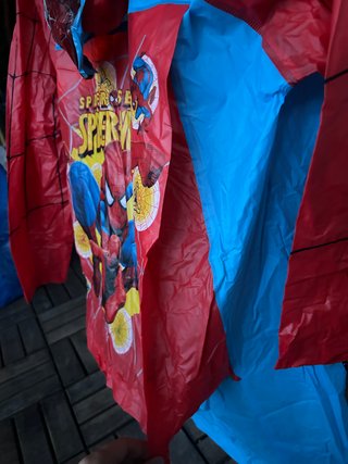 Impermeable Infantil Spiderman
