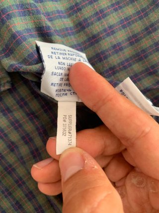 Camisa Polo Ralph Lauren Cuadros Slim Fit Talla M