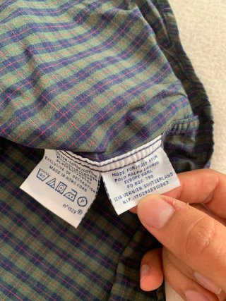 Camisa Polo Ralph Lauren Cuadros Slim Fit Talla M
