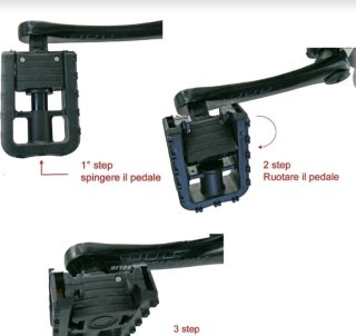 Bicicleta Plegable Negra