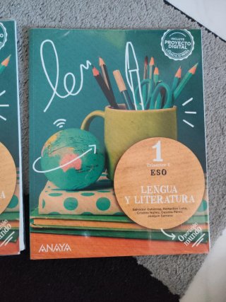 Libros de 1 de la eso lengua y literatura 1y3 trim