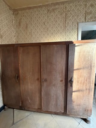 Armario madera vintage 4 puertas