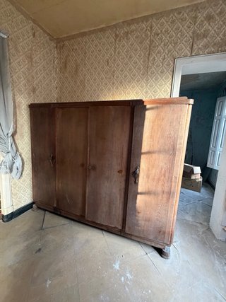 Armario madera vintage 4 puertas