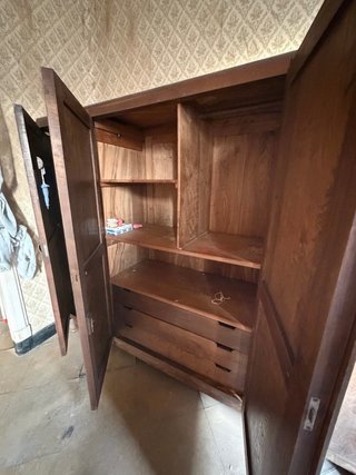 Armario madera vintage 4 puertas