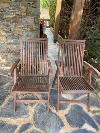 2 Sillones de Teca Plegable y abatible. Puigcerda