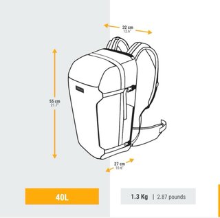 Mochila Forclaz Travel 500 40L Trekking