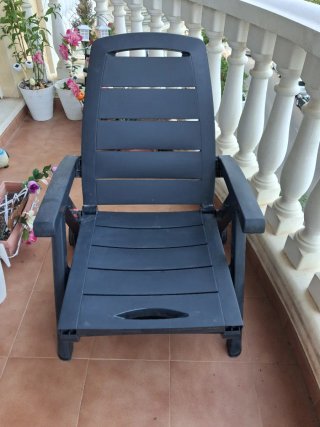 Tumbona plegable de jardín