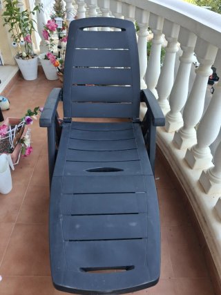 Tumbona plegable de jardín