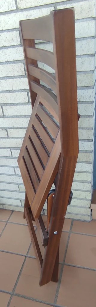 Sillas de jardín Ikea de acacia