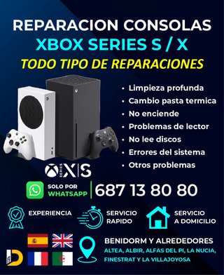REPARACIÓN XBOX SERIES S/X