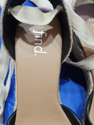 Zeppe espadrillas con lacci find.