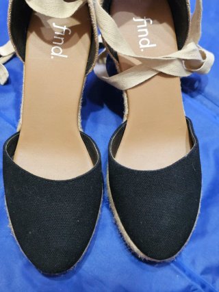 Zeppe espadrillas con lacci find.