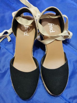 Zeppe espadrillas con lacci find.
