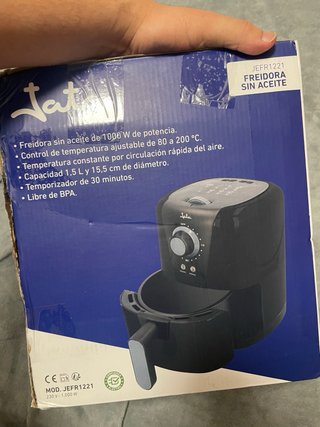 Freidora de aire Jata 1,5L