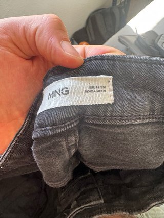 Mango Jeans Skinny Jude Talla 44 Gris