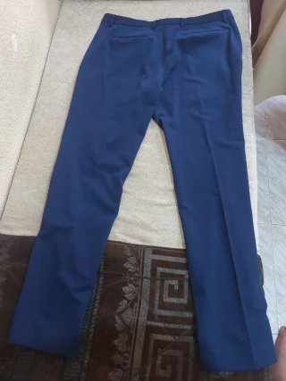 Pantalón de traje azul