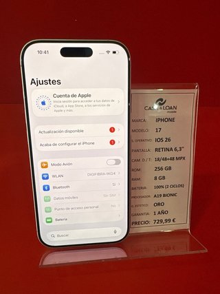 iPhone 17 256GB 2 ciclos