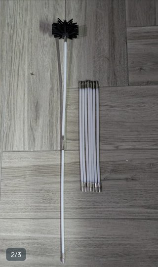 Kit Deshollinador Chimeneas Varillas Flexibles