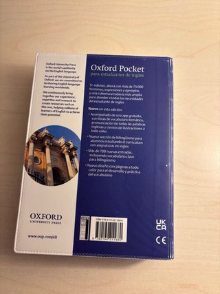 Diccionario Oxford Pocket español - inglés