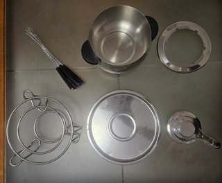 Olla Fondue 6 Personas Poco Uso