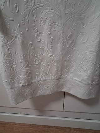 Camisa Stradivarius blanca manga corta