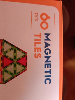 Juego de construcción magnético 60 piezas