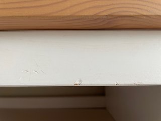 Mueble TV Ikea Hemnes Blanco y Madera