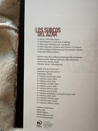 Libro Los surcos del azar