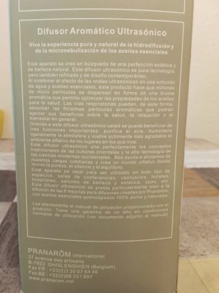 Difusor ultrasónico Pranarôm Puzhen