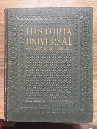 Libro antiguo Historia Universal. Novísimo Estudio