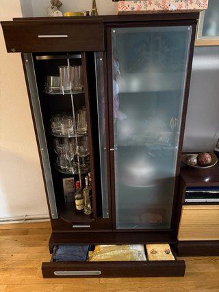 Muebles salón wengué (regalo)