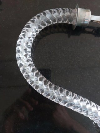 Brazo de cristal para lámpara de araña