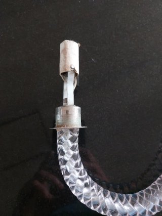 Brazo de cristal para lámpara de araña