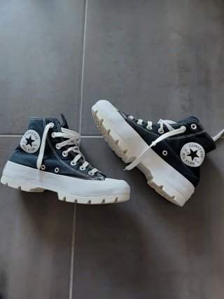 Converse All Star Zapatillas Plataforma Negras