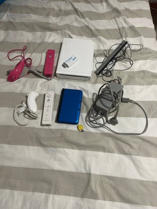 Nintendo Wii+Nintendo 3DS XL blu con accessori