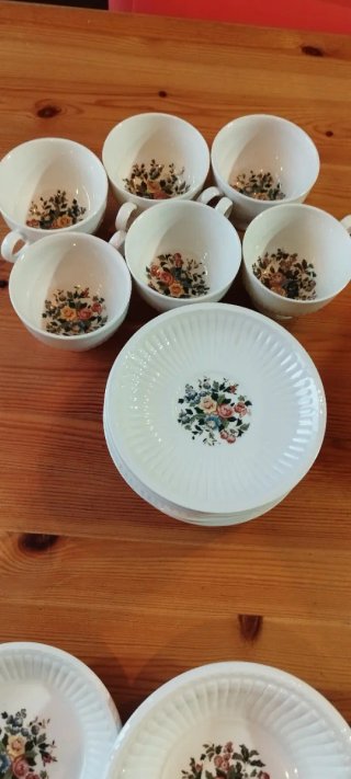 Juego de café Wedgwood Conway con azucarero