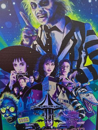 Quadro Film Beetlejuice 40x60 Cm