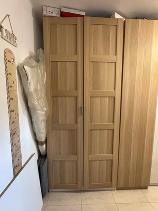 Armario PAX IKEA 2 puertas Roble Claro