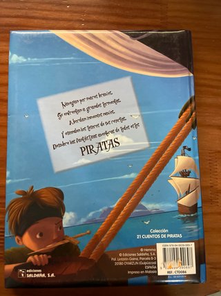 Libro cuentos de pirata