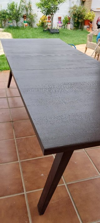 Mesa Comedor Extensible Marrón