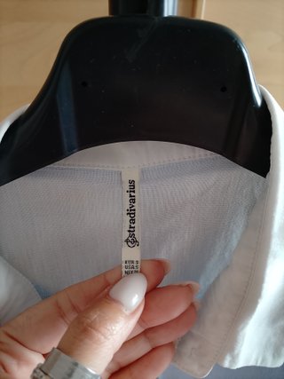 Camicia Stradivarius Donna Tg S Blu/Bianca