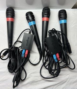 2 Microfoni SingStar PS2 PS3 USB Sony
