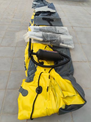 Kayak K2 Explorer Amarillo y Negro