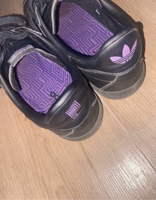 Adidas Gazelle Negras y Moradas