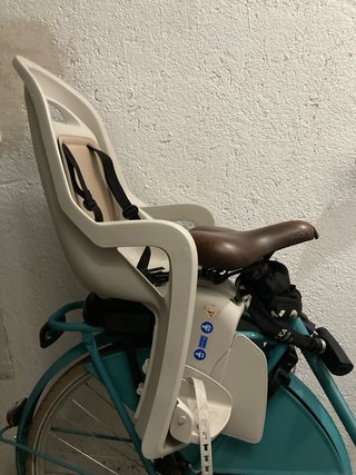 Bicicleta Holandesa Gazelle con silla y cesta