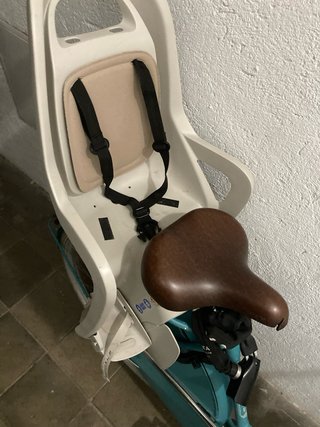 Bicicleta Holandesa Gazelle con silla y cesta